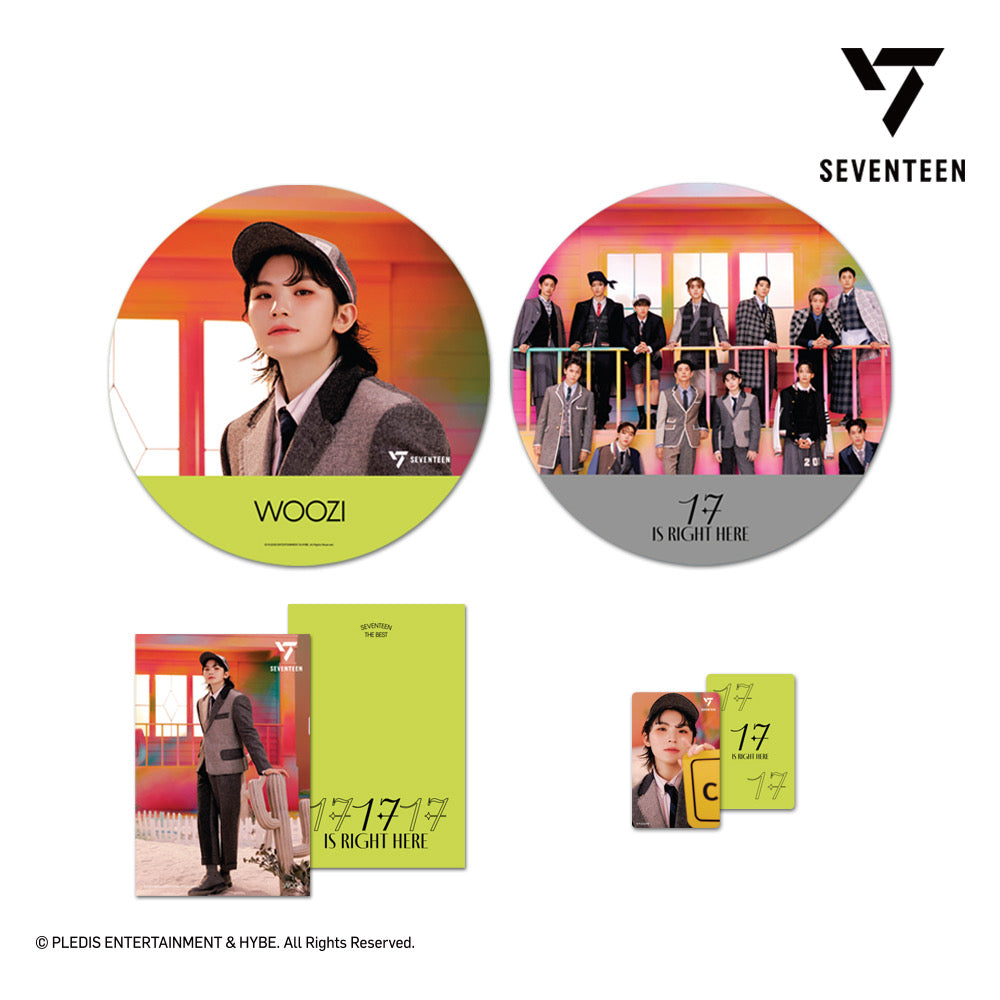 SEVENTEEN BEST ALBUM 17 IS RIGHT HERE POSTER & LENTICULAR （MINI POSTER & IMAGE PICKET PACKAGE）