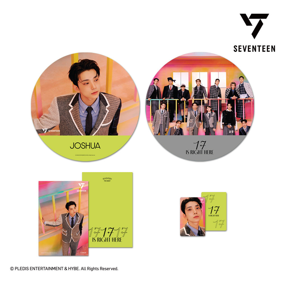 SEVENTEEN BEST ALBUM 17 IS RIGHT HERE POSTER & LENTICULAR （MINI POSTER & IMAGE PICKET PACKAGE）