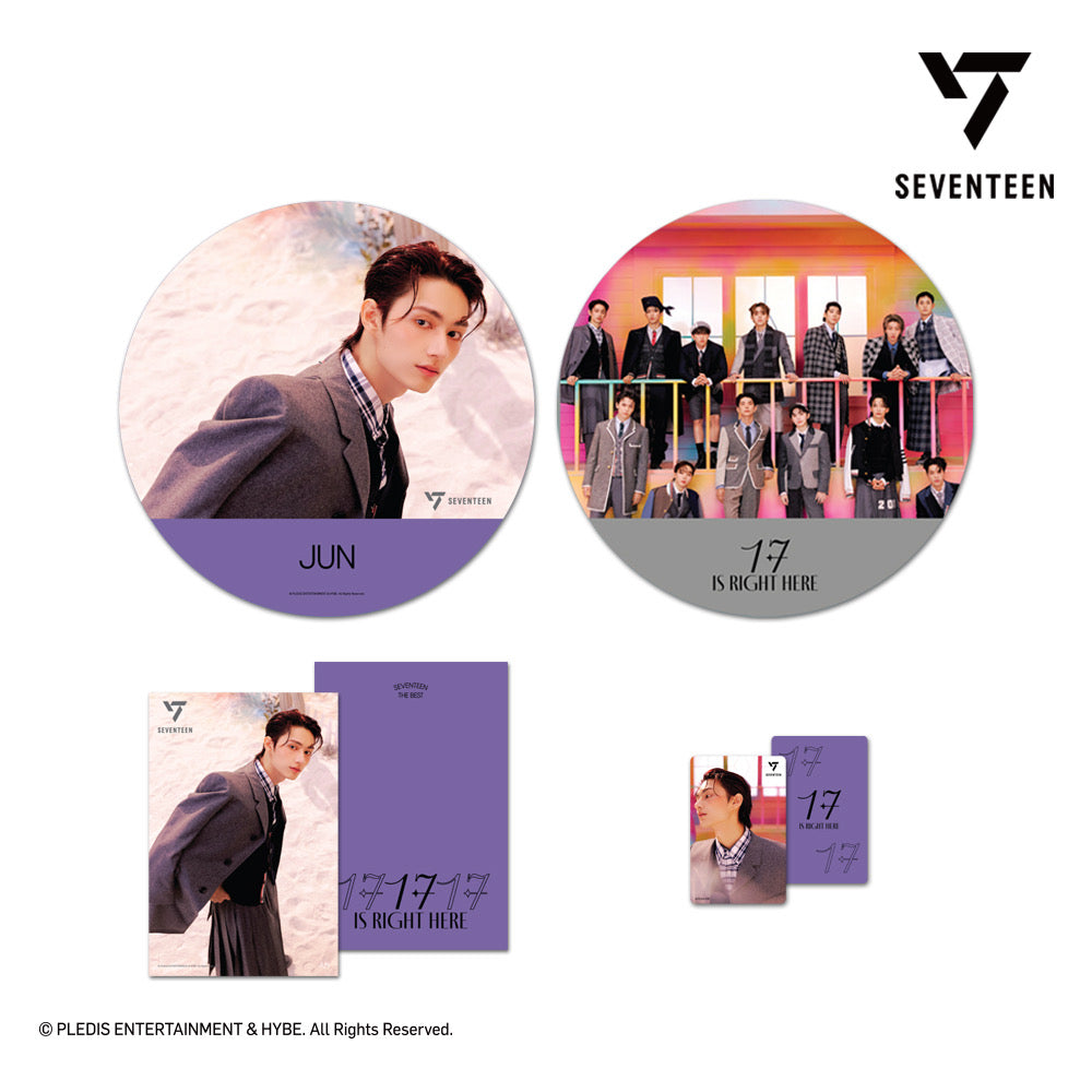 SEVENTEEN BEST ALBUM 17 IS RIGHT HERE POSTER & LENTICULAR （MINI POSTER & IMAGE PICKET PACKAGE）