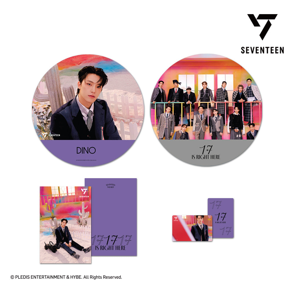 SEVENTEEN BEST ALBUM 17 IS RIGHT HERE POSTER & LENTICULAR （MINI POSTER & IMAGE PICKET PACKAGE）