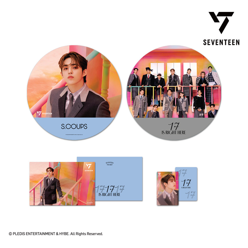 SEVENTEEN BEST ALBUM 17 IS RIGHT HERE POSTER & LENTICULAR （MINI POSTER & IMAGE PICKET PACKAGE）