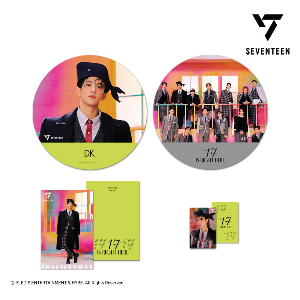 SEVENTEEN BEST ALBUM 17 IS RIGHT HERE POSTER & LENTICULAR （MINI POSTER & IMAGE PICKET PACKAGE）