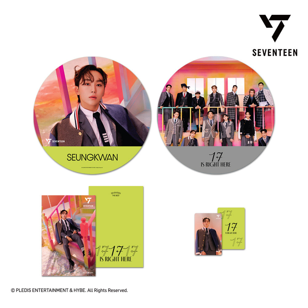 SEVENTEEN BEST ALBUM 17 IS RIGHT HERE POSTER & LENTICULAR （MINI POSTER & IMAGE PICKET PACKAGE）