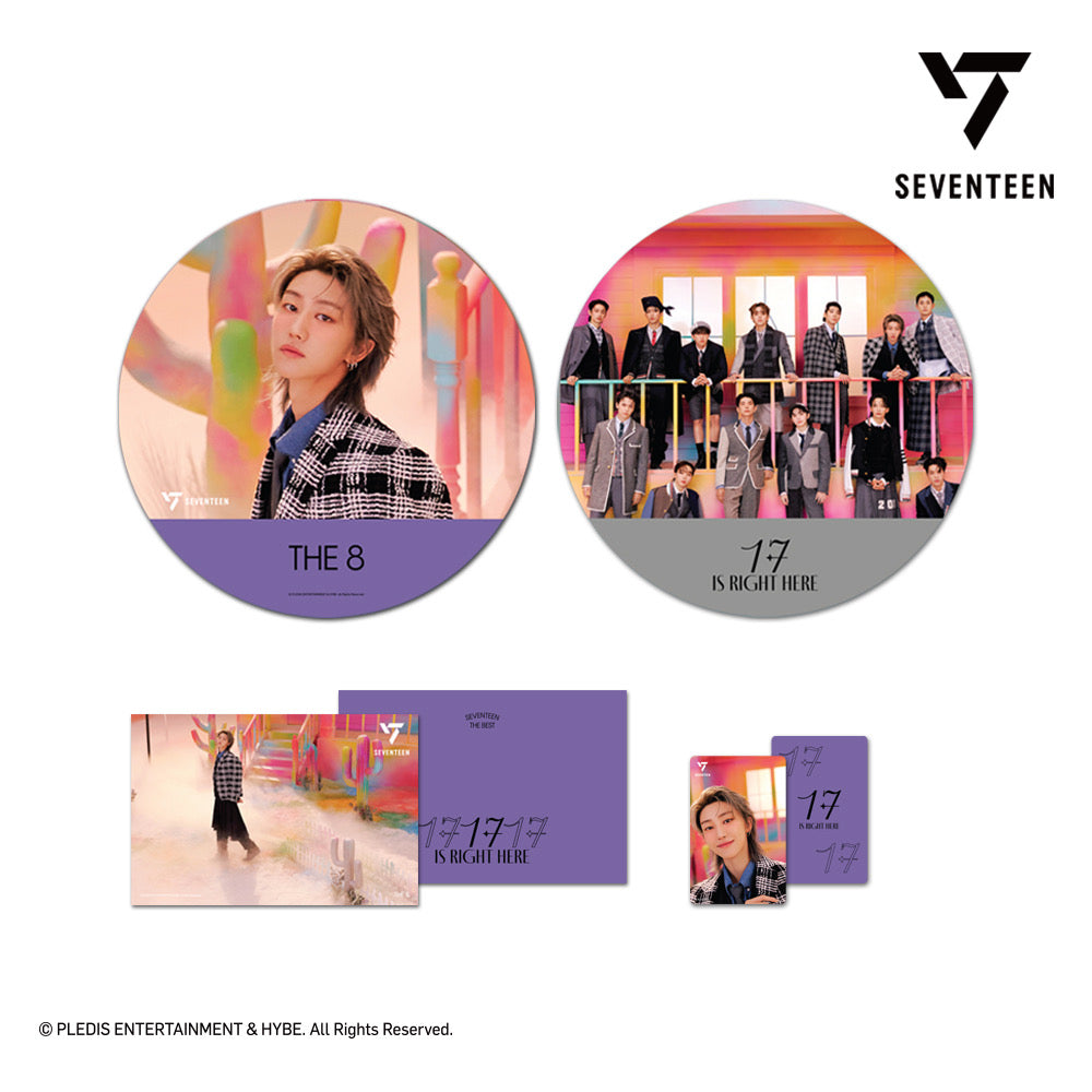 SEVENTEEN BEST ALBUM 17 IS RIGHT HERE POSTER & LENTICULAR （MINI POSTER & IMAGE PICKET PACKAGE）