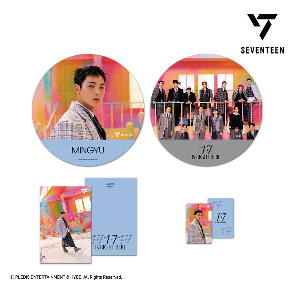 SEVENTEEN BEST ALBUM 17 IS RIGHT HERE POSTER & LENTICULAR （MINI POSTER & IMAGE PICKET PACKAGE）