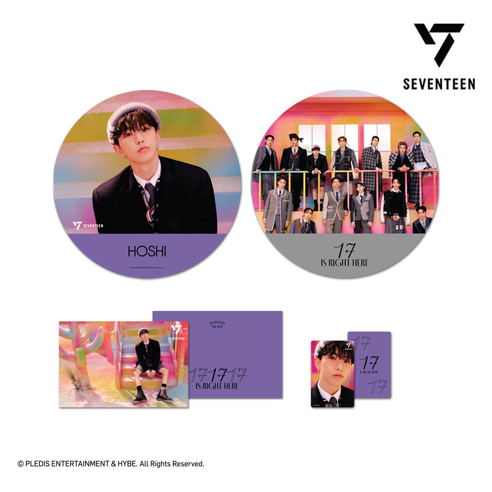 SEVENTEEN BEST ALBUM 17 IS RIGHT HERE POSTER & LENTICULAR （MINI POSTER & IMAGE PICKET PACKAGE）