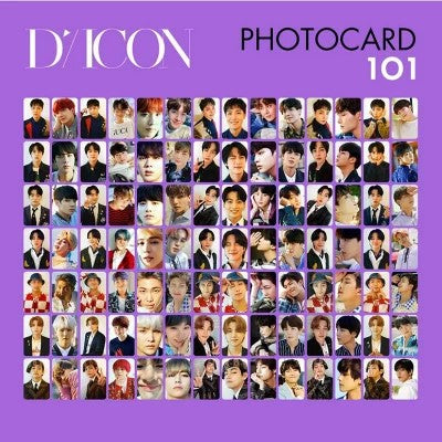 BTS DICON PHOTOCARD 101 CUSTOM BOOK Binder+Photocard+Keyring